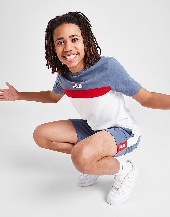 Fila Cut & Sew T-Shirt/Shorts Set Junior